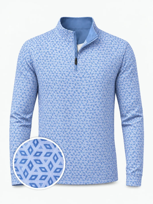 Blue Diamond Golf Quarter-Zip-Pullover