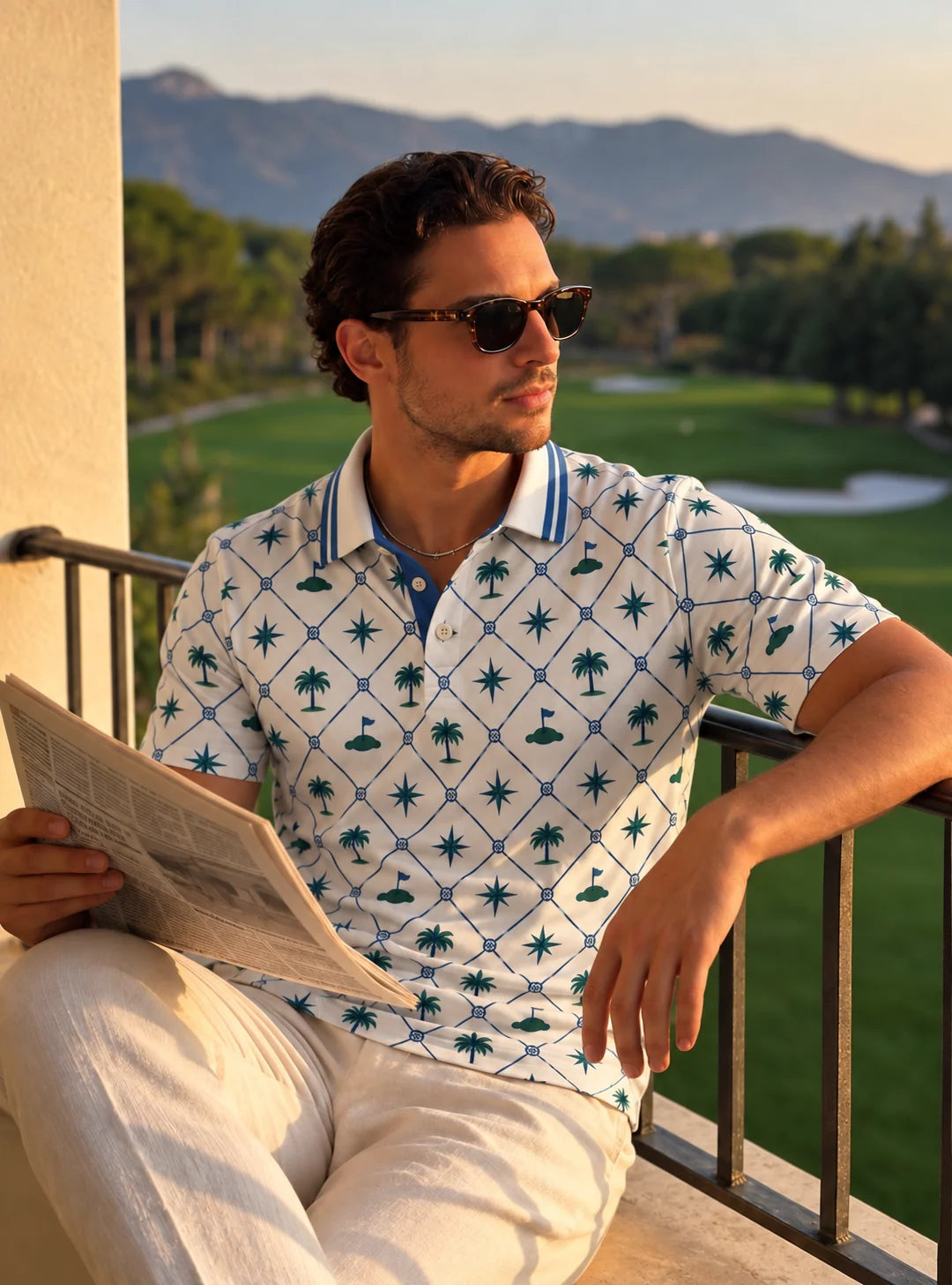 Palm Compass Performance-Golfpoloshirt
