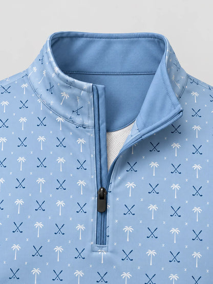 Palm Links Golf Quarter-Zip-Pullover