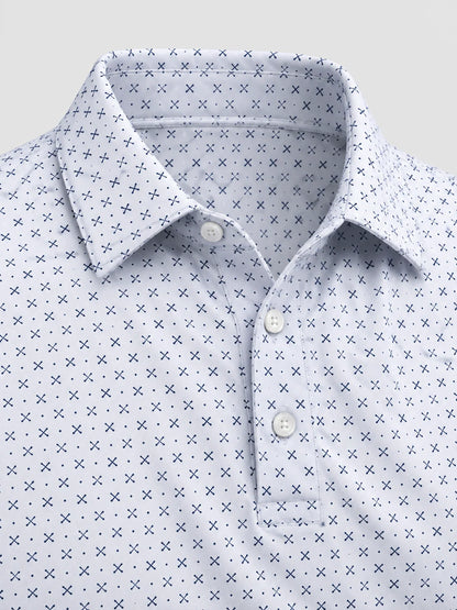 Crossed Clubs Performance-Golf-Poloshirt