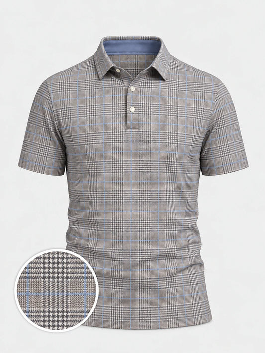 Windsor-Karo Performance-Golf-Poloshirt