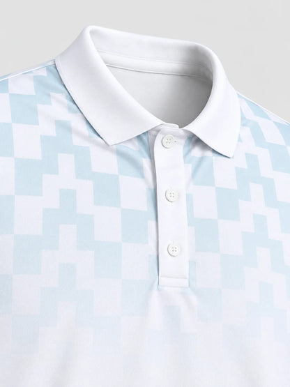 Sky Fairway Fade Performance-Poloshirt