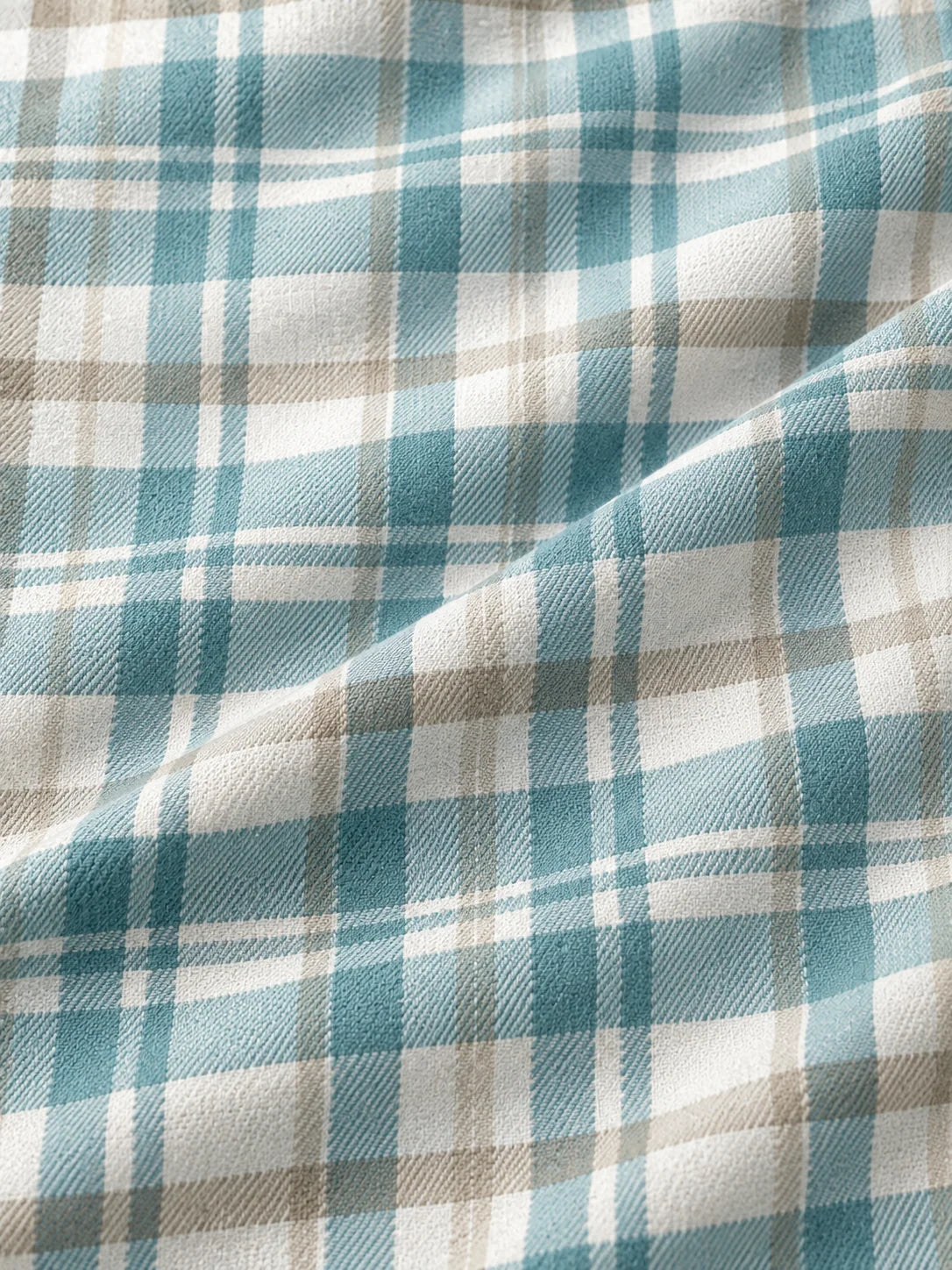 Coastal Plaid Golf Quarter-Zip-Pullover
