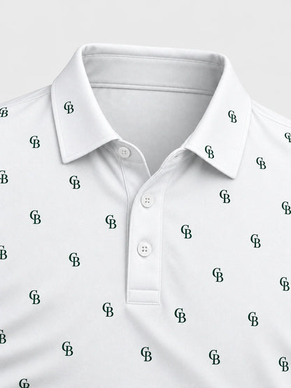 CB Logo Performance-Golf-Poloshirt