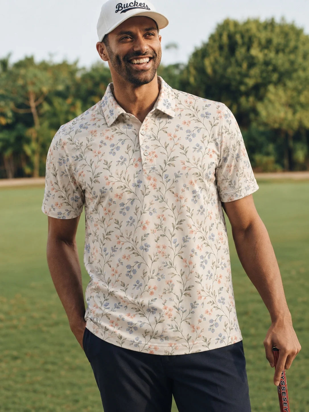 Garden Club Performance-Golf-Poloshirt