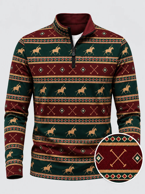 Polo-Club Performance-Quarter-Zip-Pullover