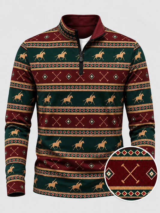 Polo-Club Performance-Quarter-Zip-Pullover