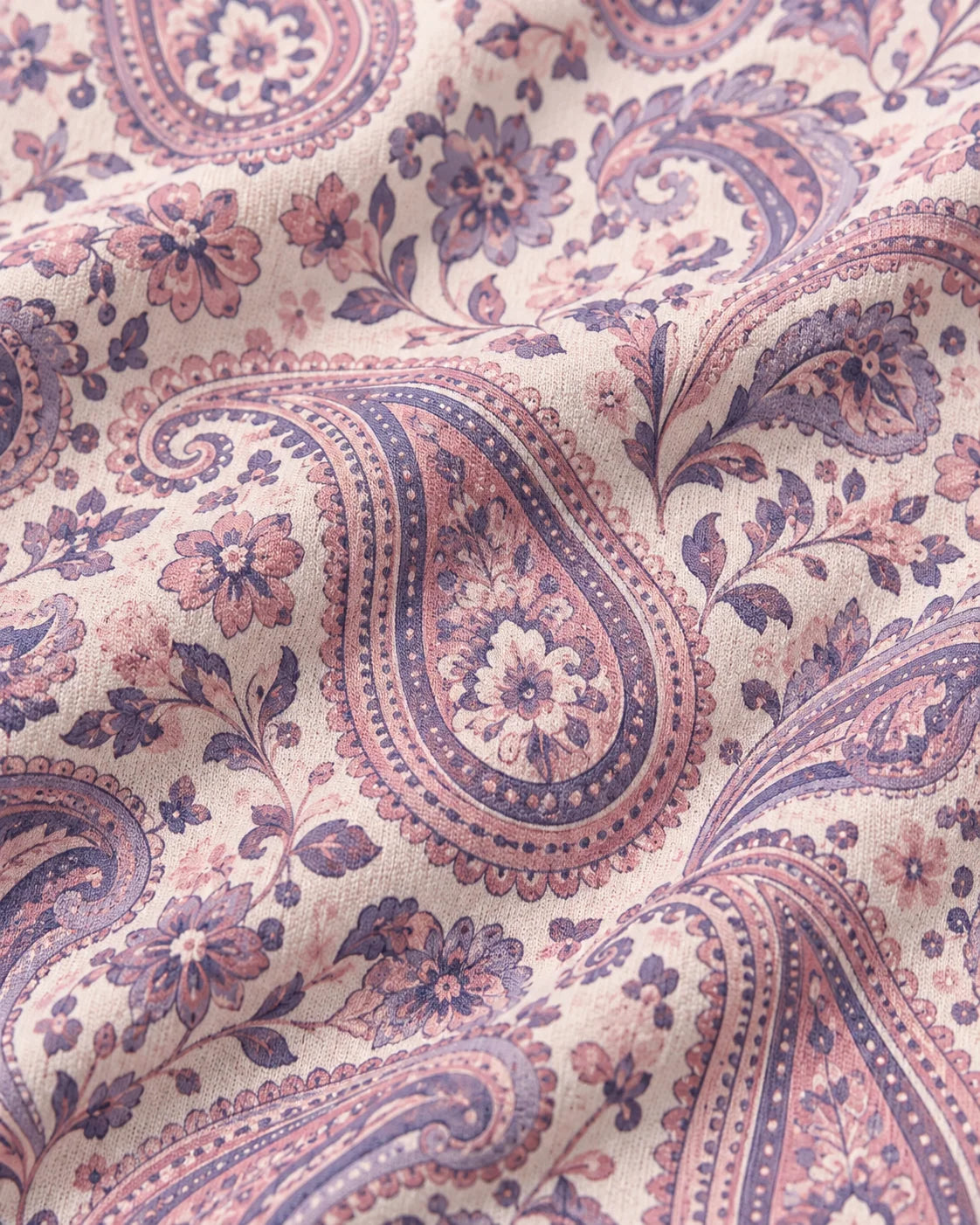 Blush Paisley Golf-Poloshirt