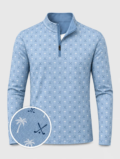 Palm Links Golf Quarter-Zip-Pullover