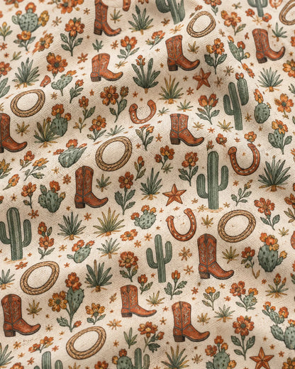 Desert Bloom Western-Poloshirt